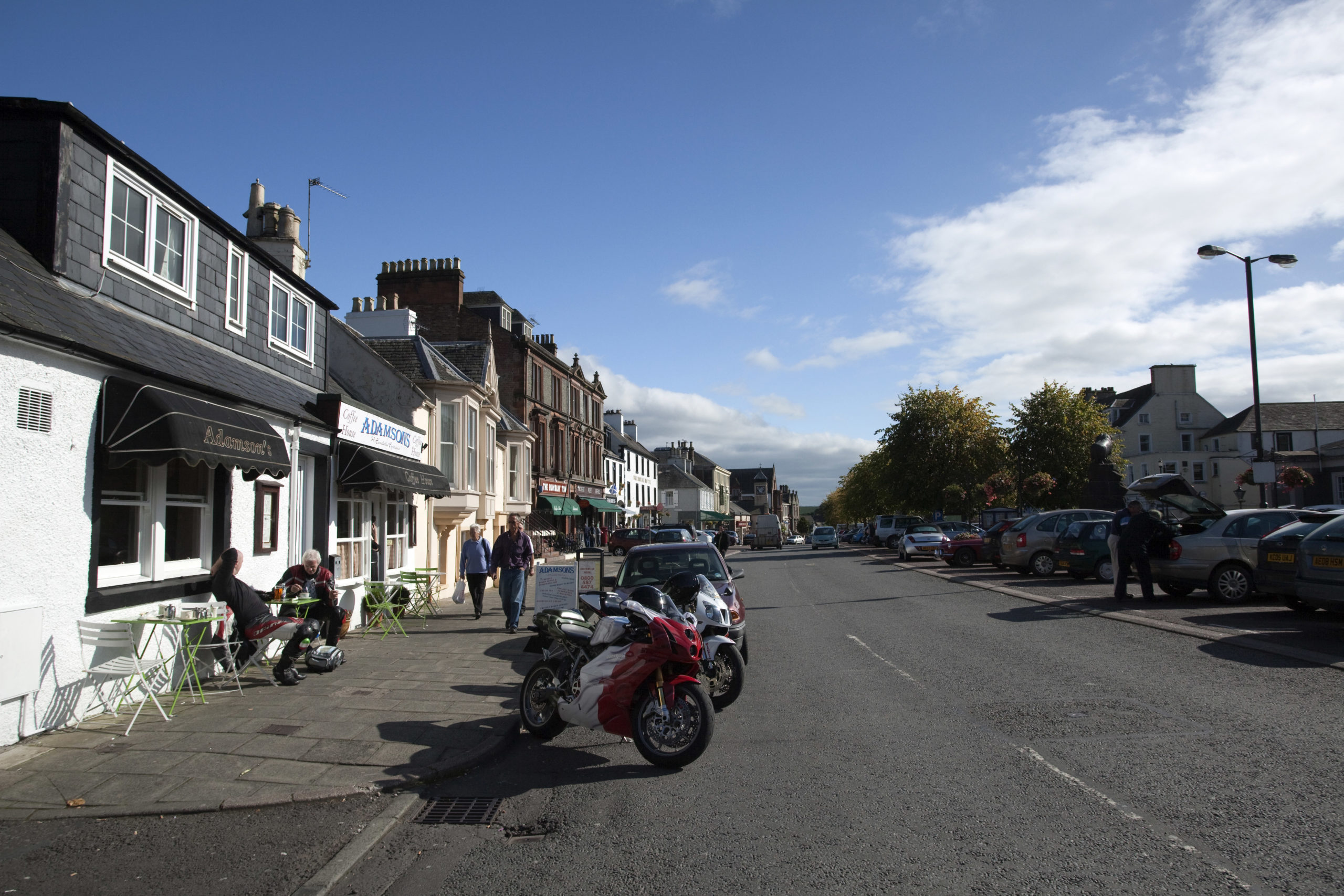 MOFFAT, Motorradreisen Schottland