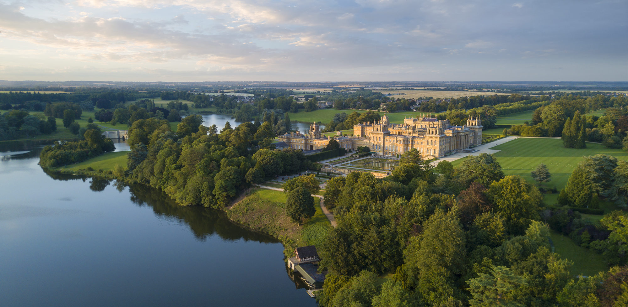 BlenehimPalace-Arial Blenheim Palace England