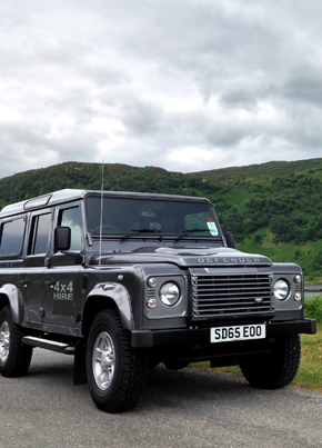 Land Rover Mietwagen Schottland