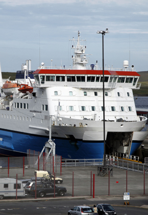 Northlink Ferry at the Holmsgarth