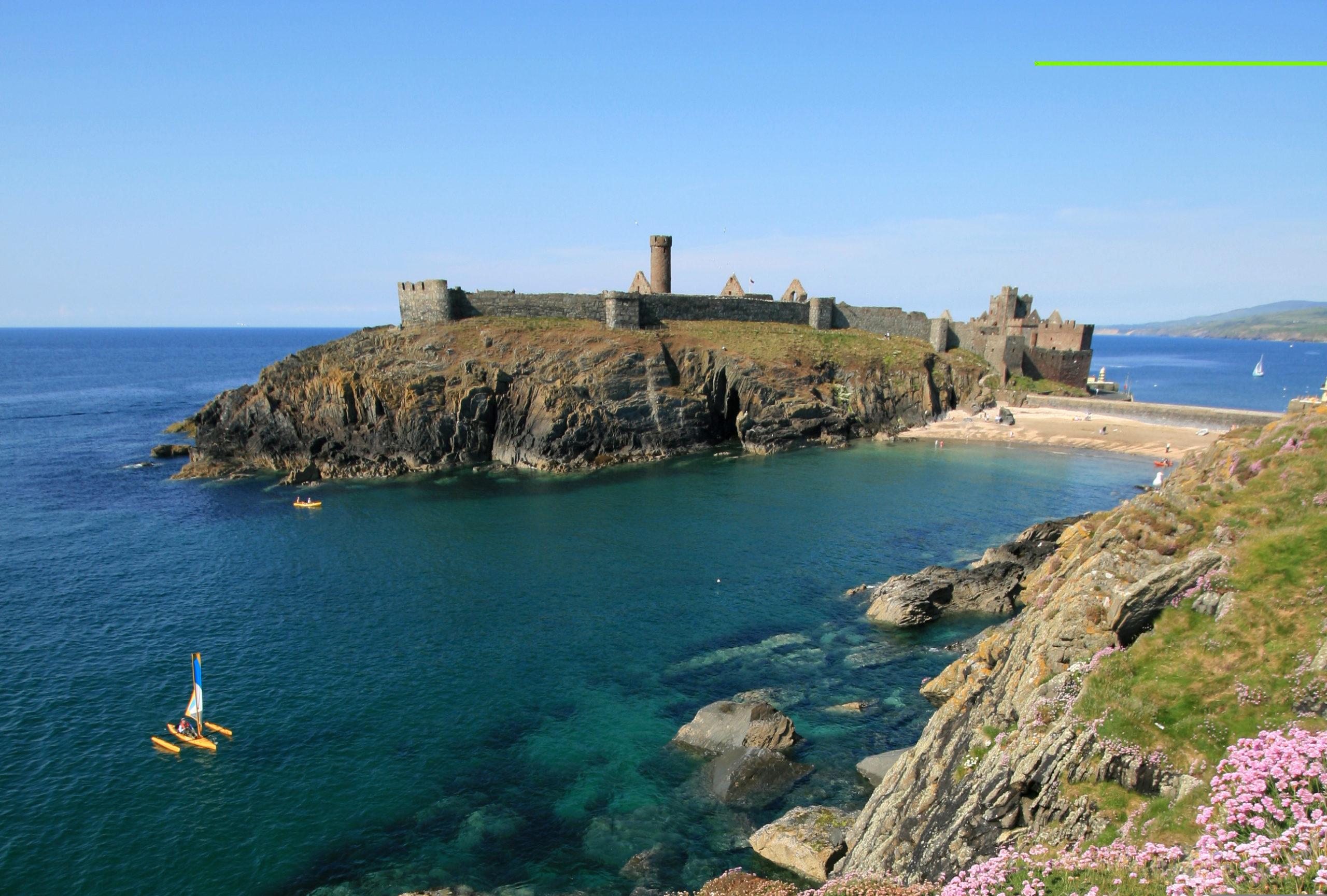 Peel Caste, Isle of Man Reisen