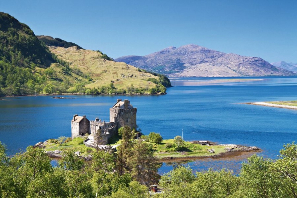 Eilean Donan Castle in Schottland Highlander Schloss, Reisen nach Schottland