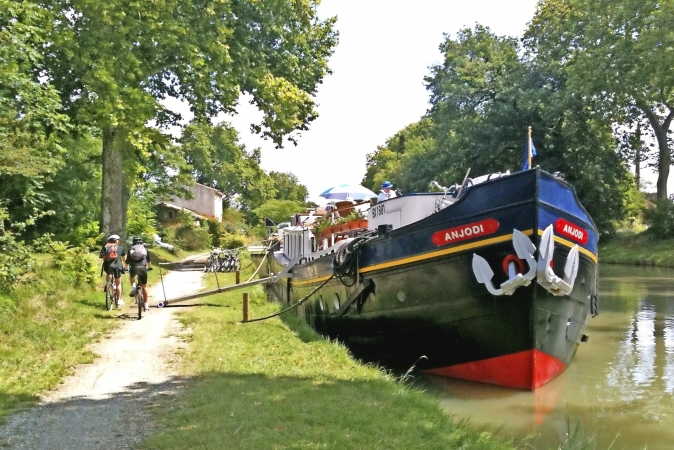 Flusskreuzfahrt auf dem Canal du Midi Frankreich mit der Anjodi
