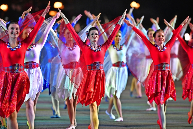Military Tattoo in Edinburgh in Schottland