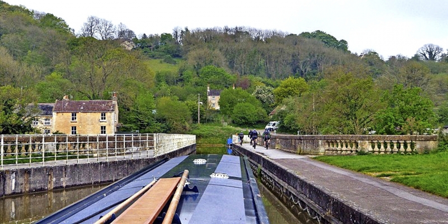 Karte für Narrowboat Urlaub Avon Ring England