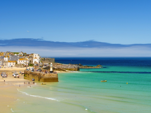 Strand in St Ives Cornwall England