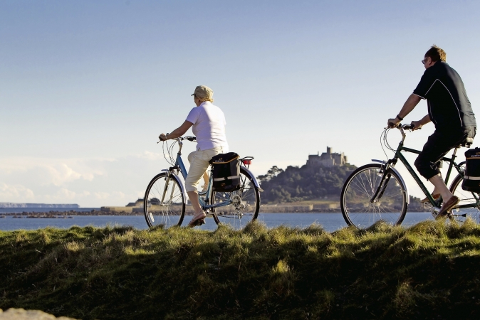 Radreisen durch Cornwall England