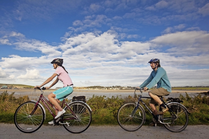 Radreisen durch Cornwall England