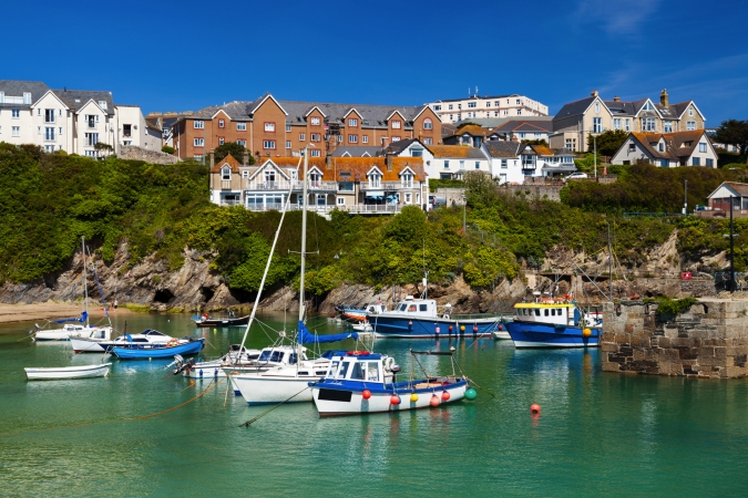 Radreisen durch Cornwall England