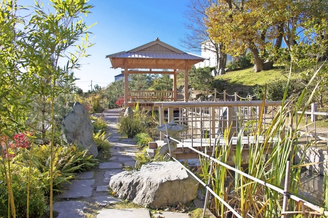 Japansicher Garten an Irlands Copper Coast, Waterford