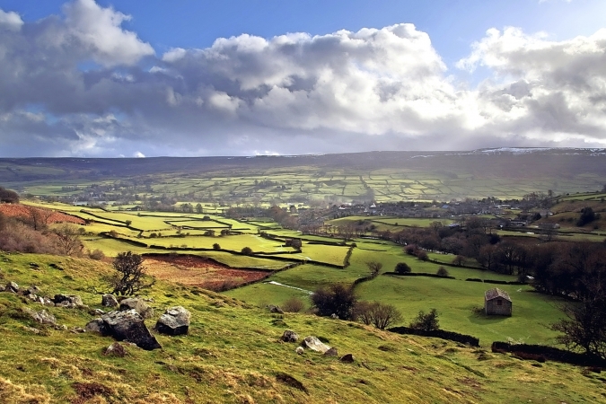 Die Yorkshire Dales in England