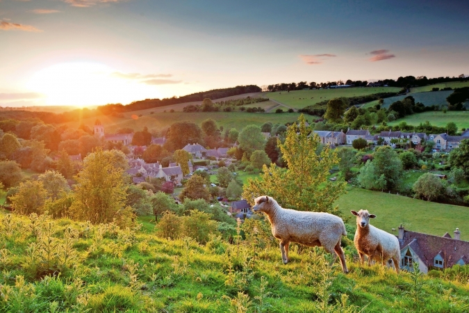 Landschaft Cotswolds