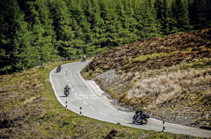 Motrradtouren durch Nordwales