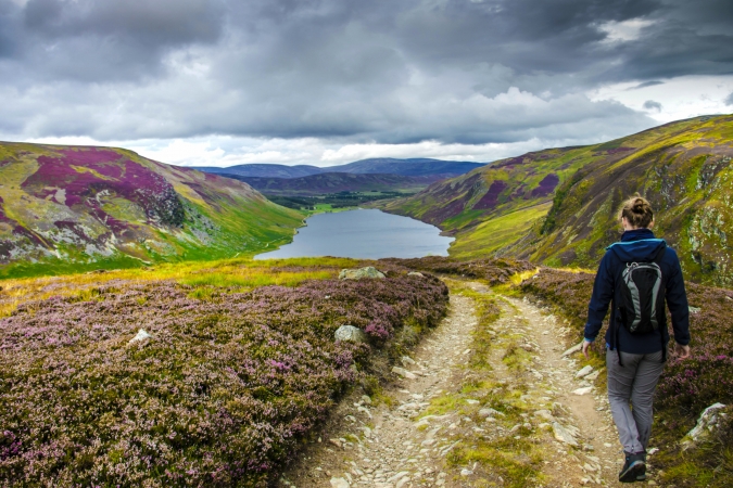 Stausee Loch Lee Cairngorms National Park