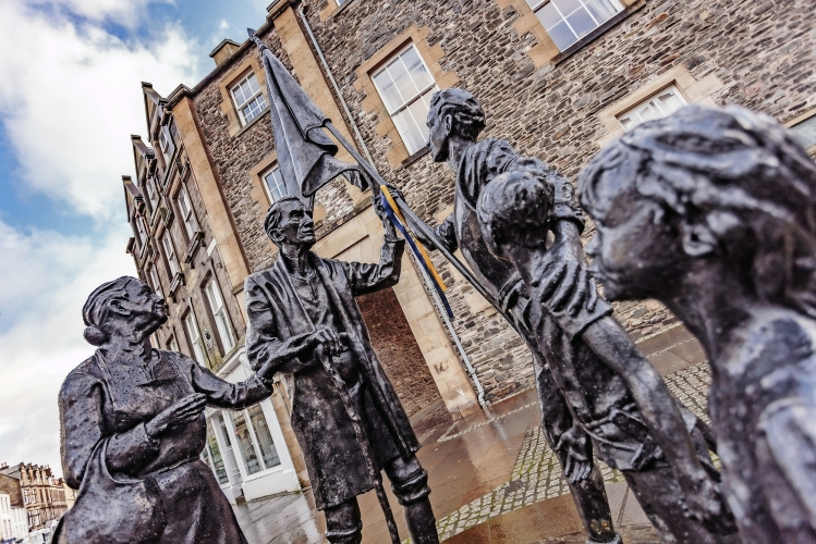 Hawick Zentrum für Cashmere und Tweed Schottland