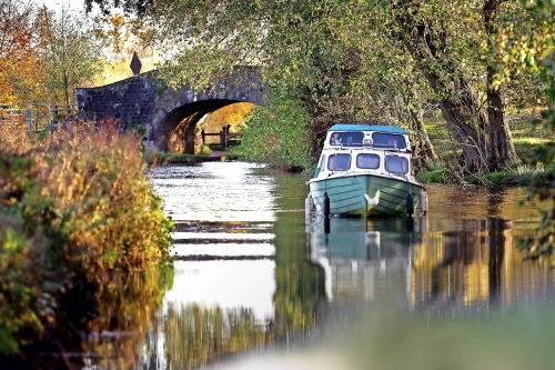 Fluss Wye zwischen England und Wales