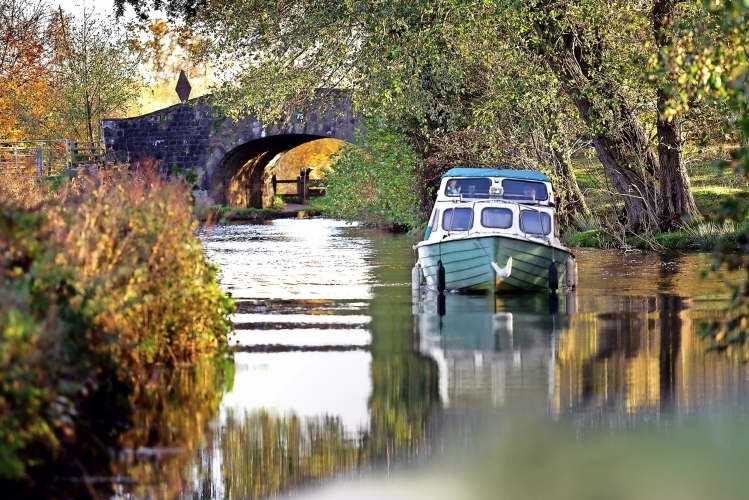 Fluss Wye zwischen England und Wales