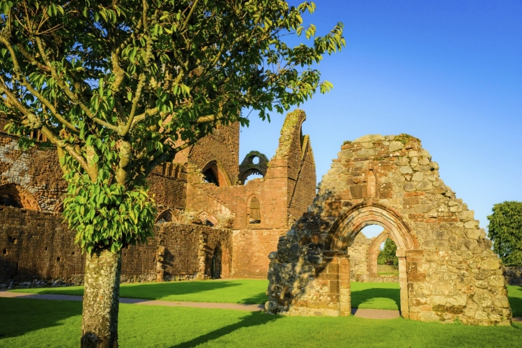 Sweetheart Abbey in New Abbey Dumfries & Galloway Schottland