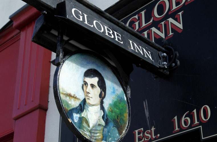 The Globe Inn in Dumfries Südschottland
