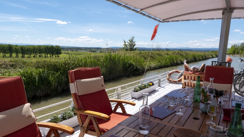 Flusskreuzfahrt über den Canal du Midi auf der Athos