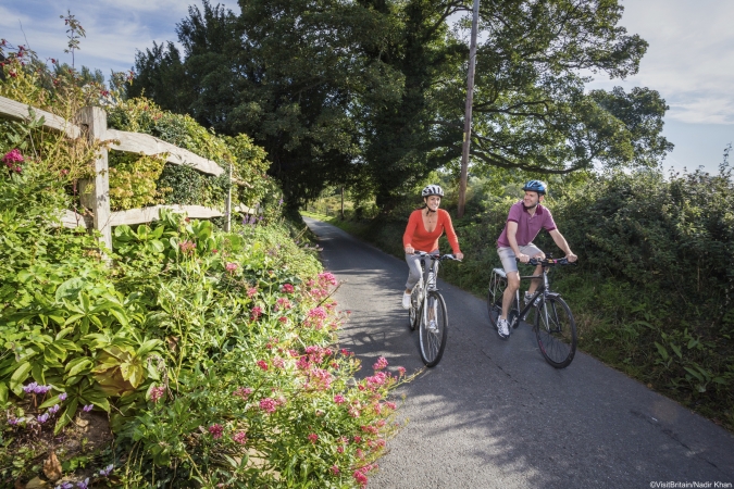 Radreisen durch Cornwall England