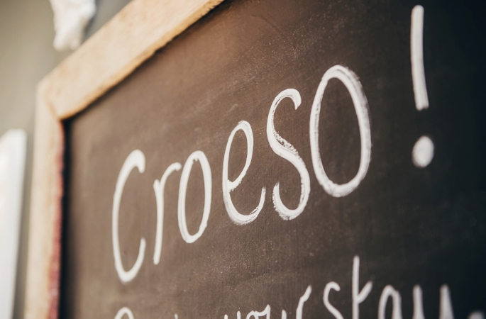 Willkommen auf walisisch