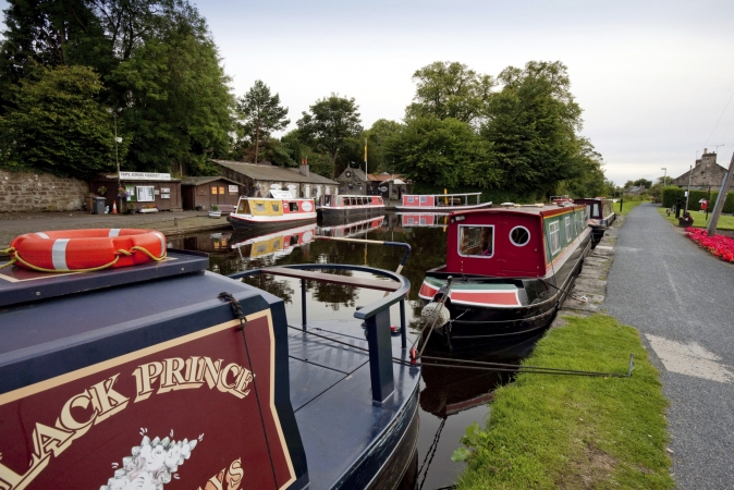 Narrowboat Urlaub Edinburgh Schottland