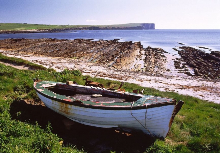 Orkney Inseln Fischerboot