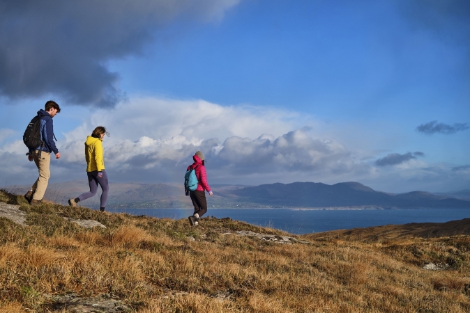 Wandern auf dem Sheep's Head Trail in Cork Irland