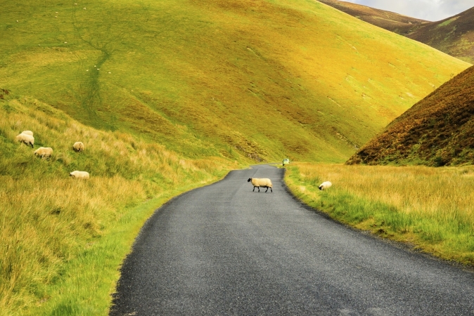 Autoreise South West Coastal 300 und die Scottish Borders