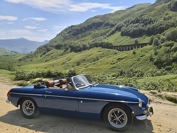 Schottland im Oldtimer