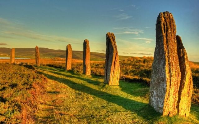 Ring of Brodgar Stones Orkney