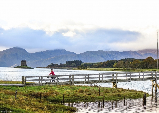 Radroute Caledonia Way Schottland