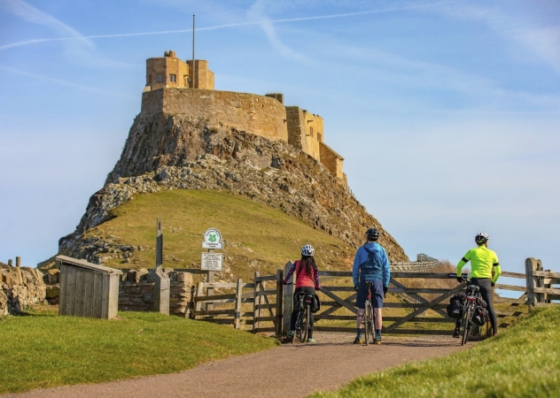 Fahrradreise von Alnwick nach Berwick, Northumberland, England