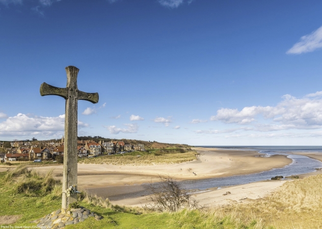Radreise von Alnwick nach Berwick, Northumberland, England