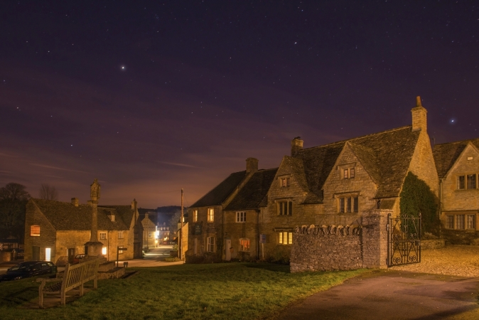 Winterliche Stimmung Cotswolds England