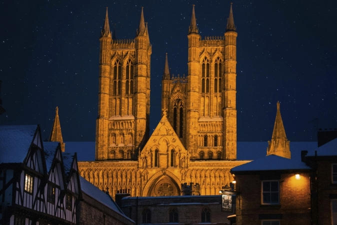 Winterstimmung Lincoln, England