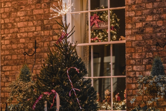 Christmas Decoration, Yorkshire, England