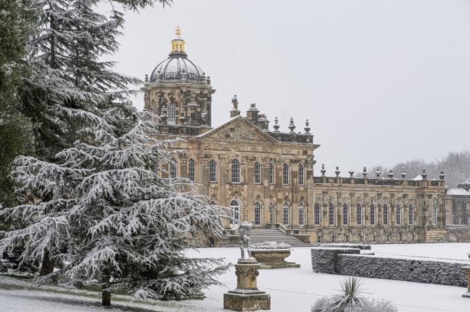 Winter in Castle Howard, Nordengland