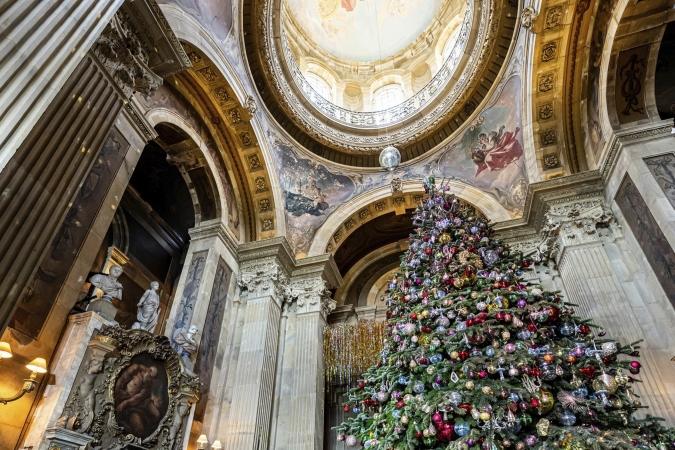Christmas in Castle Howard, Yorkshire, England