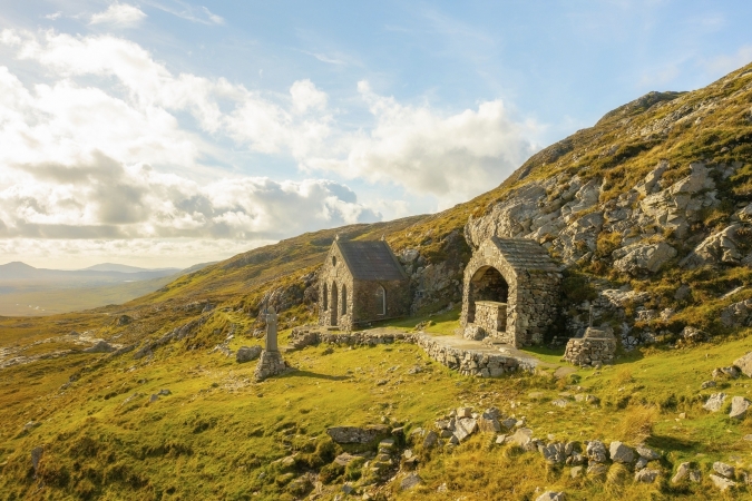 Mám Éan, Chapel, Pilgrimage Trail, Connemara, Co Galway