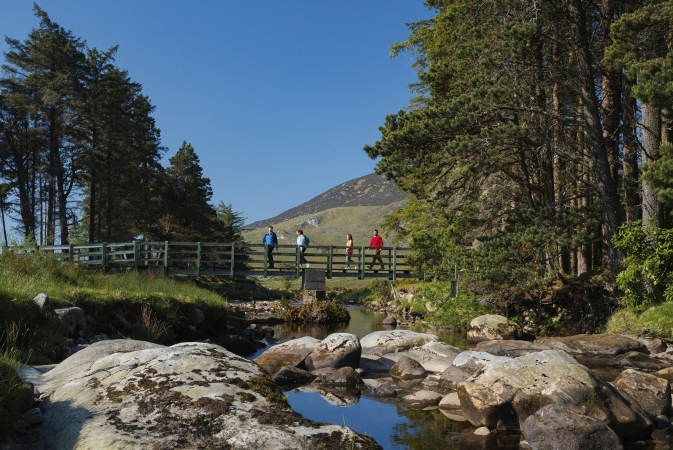 Wandern im Wild Nephin Nationalpark Mayo, Irland