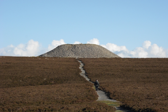 Cairn auf Knocknarea, Strandhill, Co Sligo, Irland