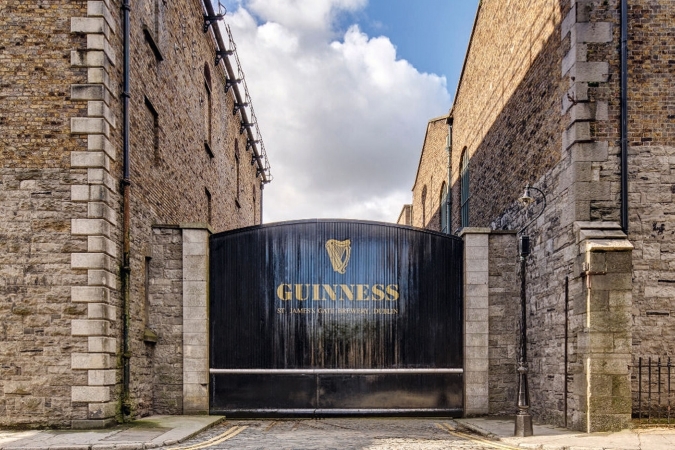 St James Gate, Guinness Storehouse Gates, Dublin City, Ireland