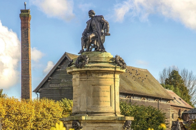 Shakespeare Monument, Stratford upon Avon, England