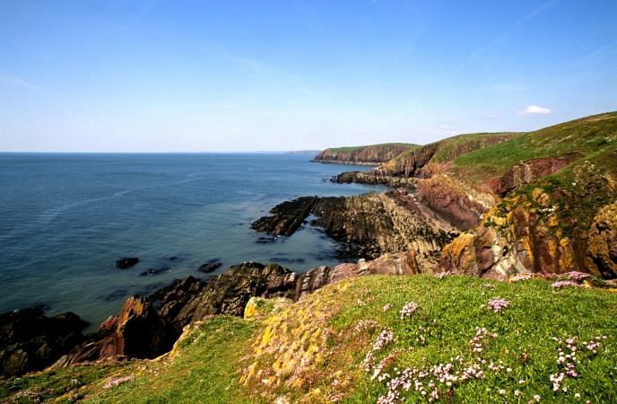 Pembrokeshire Nationalpark in Wales