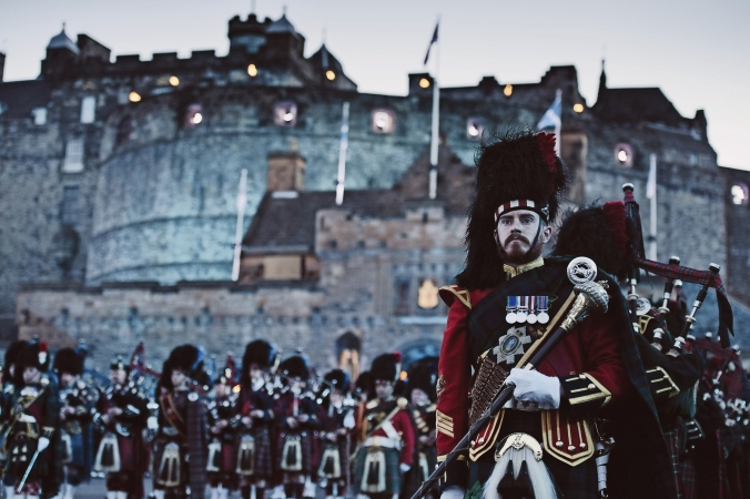 Military Tattoo in Edinburgh in Schottland