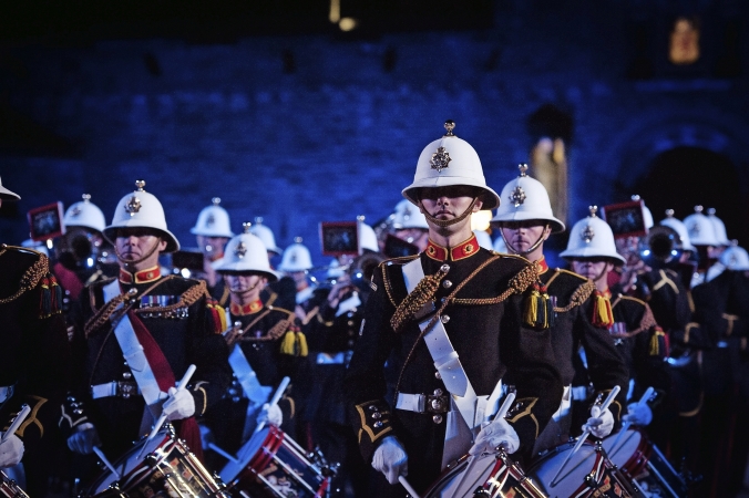 Military Tattoo in Edinburgh in Schottland