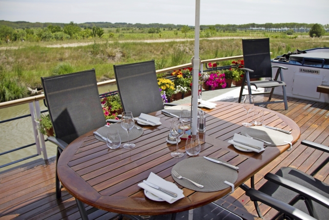 Flusskreuzfahrt auf dem Canal du Midi Frankreich mit der Anjodi