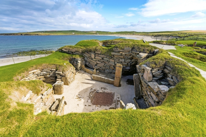Steinzeitliche Siedlung Orkneys